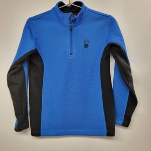Beautiful condition prior loved Spyder sweater, quarter zipper.